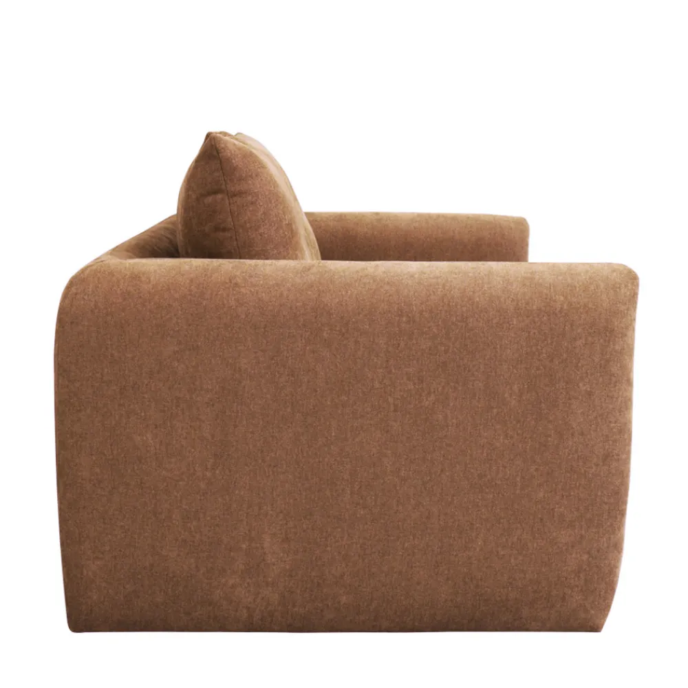 Drawer WIAME Canapé droit 2,5 places en tissu style contemporain
