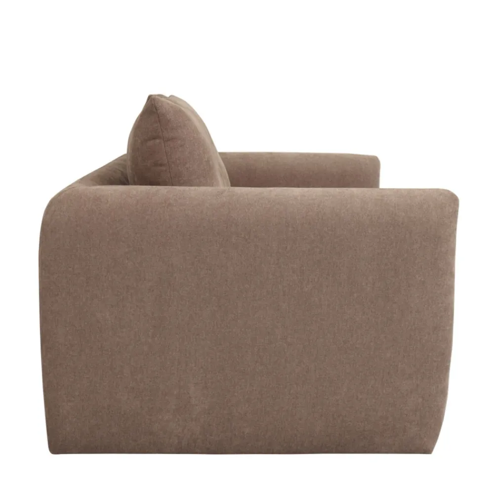 Drawer WIAME Canapé droit 2,5 places en tissu style contemporain
