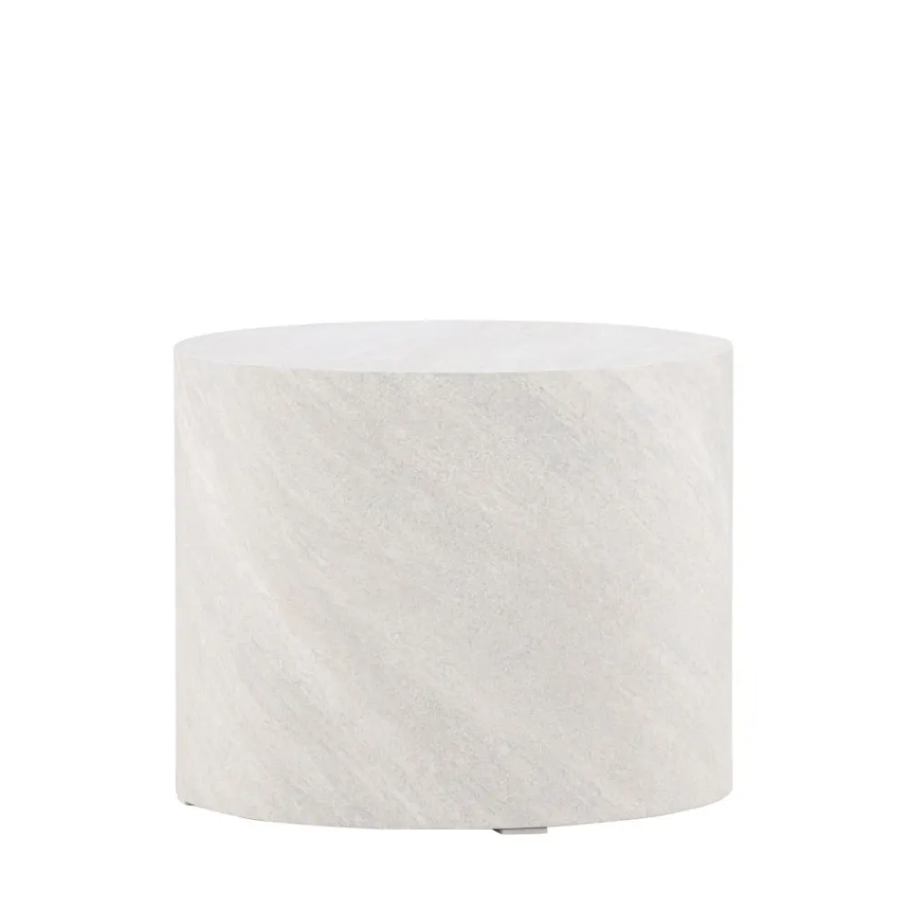 Venture Home YORK Table d'appoint ronde effet marbre ø50cm