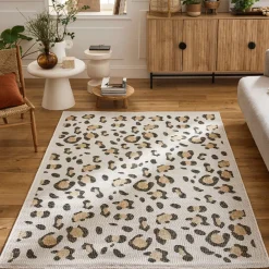 Enfant Drawer YUMA Tapis contemporain imprimé léopard