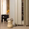 Woood YVO Table d'appoint en fibres d'argile ø33cm