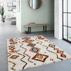 Drawer ZAZY Tapis d'inspiration berbère à motif ethnique