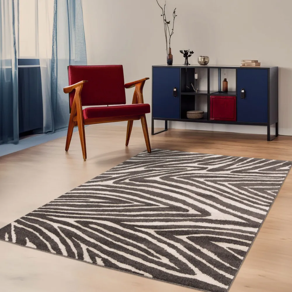 Drawer ZEBRA Tapis graphique à motif zébré