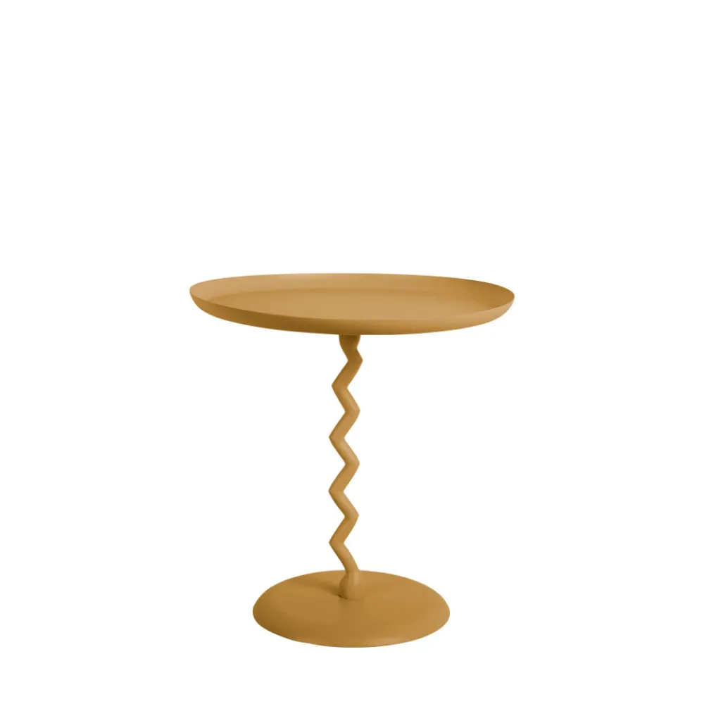 Leitmotiv ZIGZAG Table d'appoint ronde en métal ø40cm