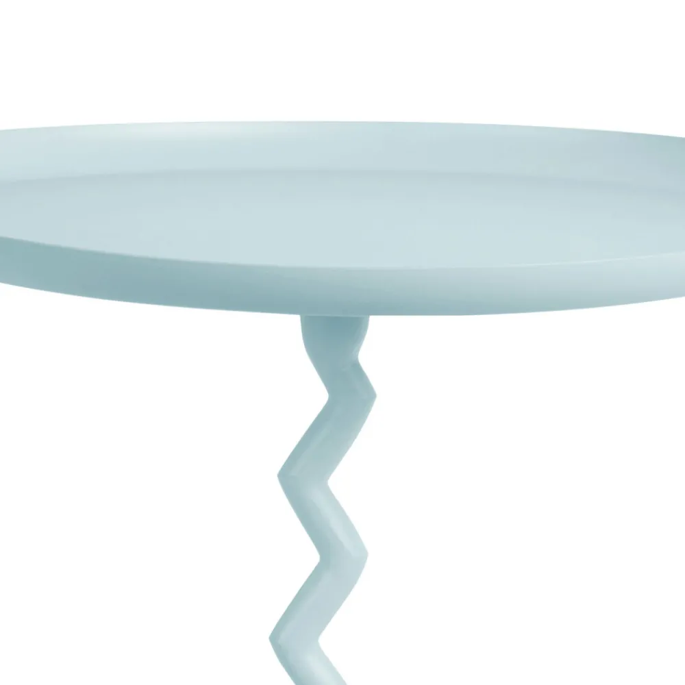 Leitmotiv ZIGZAG Table d'appoint ronde en métal ø40cm