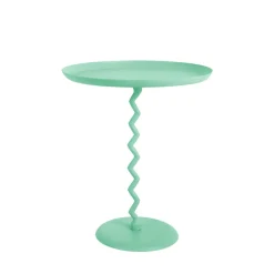 Leitmotiv ZIGZAG Table d'appoint ronde en métal ø44cm