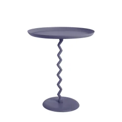 Leitmotiv ZIGZAG Table d'appoint ronde en métal ø44cm