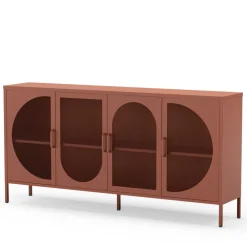 No name ZIO Buffet 4 portes en métal L160cm