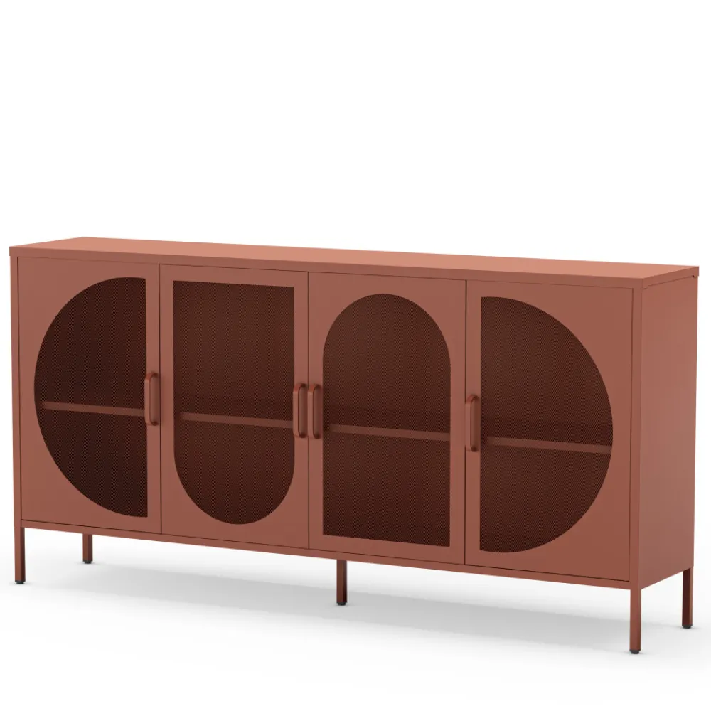 No name ZIO Buffet 4 portes en métal L160cm