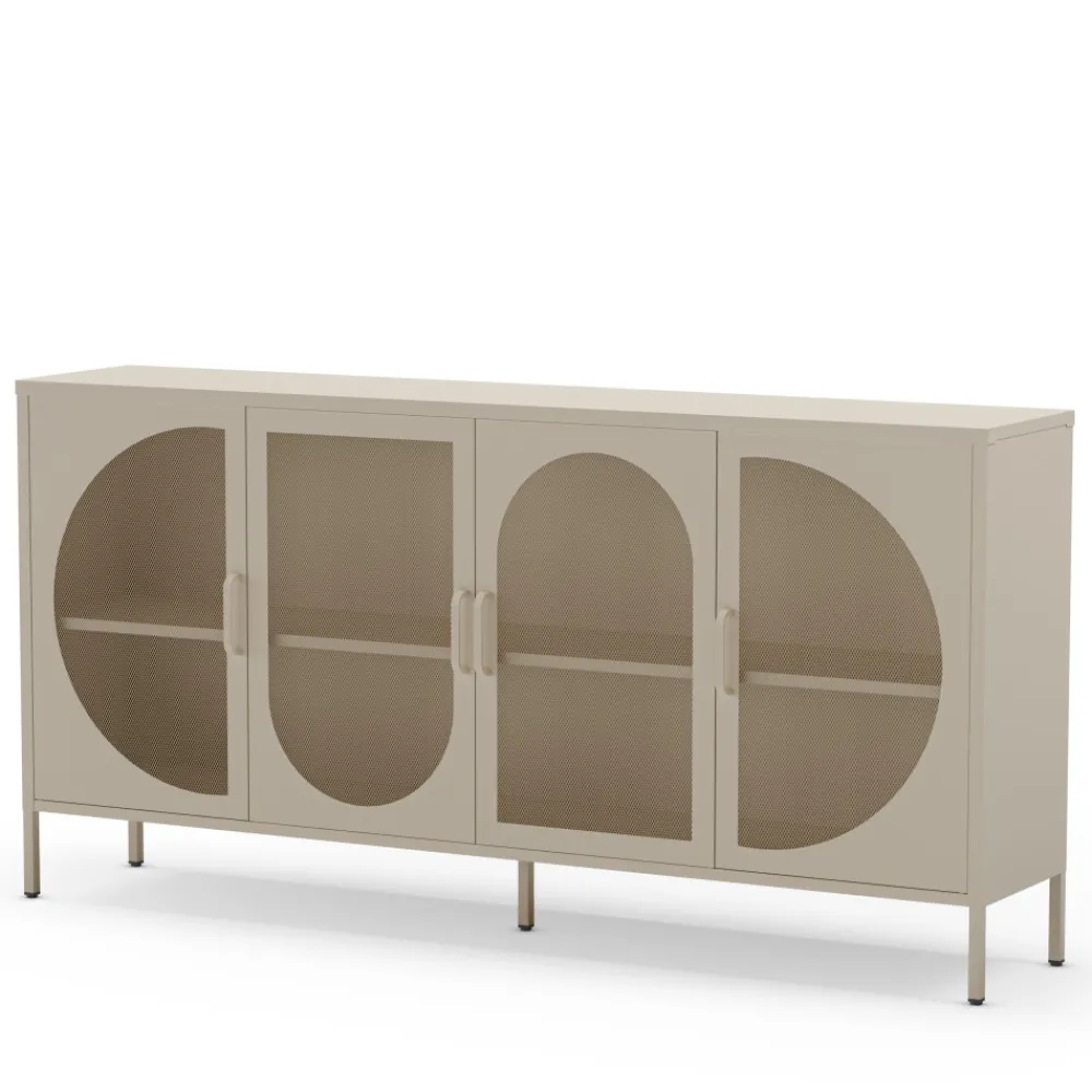 No name ZIO Buffet 4 portes en métal L160cm